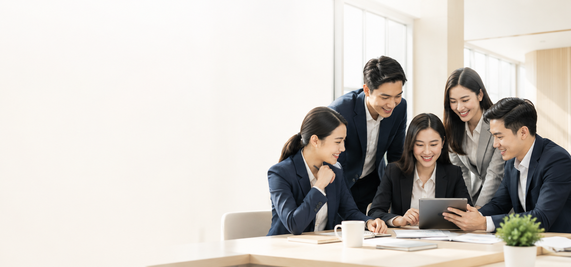 The Regent Management Services team collaborating in their Penang office